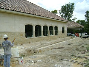 Limestone Panels and Lueders 1